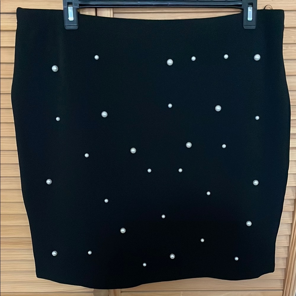 SHEIN Black Embellished Mini Pencil Skirt size 3x NWOT
